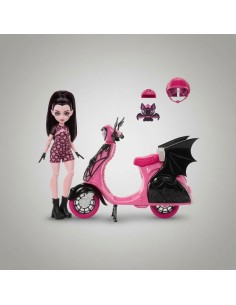 Mattel JDR61 - Monster High Draculaura con Scooter Vamptástico | Basar Valira 2