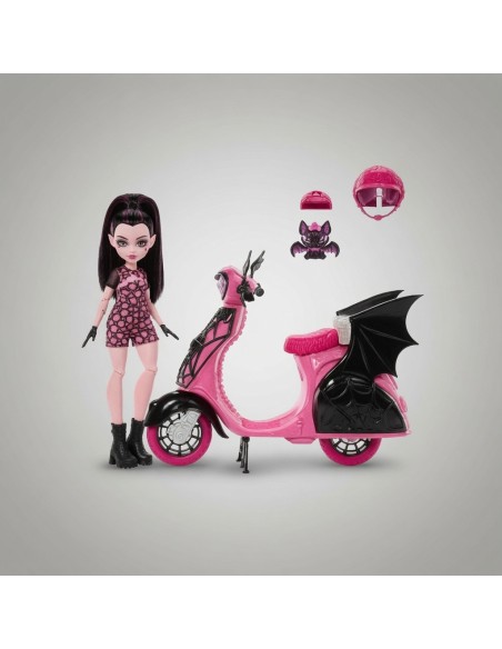 Mattel JDR61 - Monster High Draculaura with Vamptastic Scooter | Basar Valira