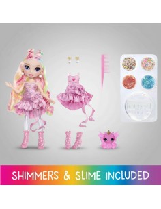 MGA 122401 - Rainbow High Shimmers Bella Parker avec Slime | Basar Valira 2
