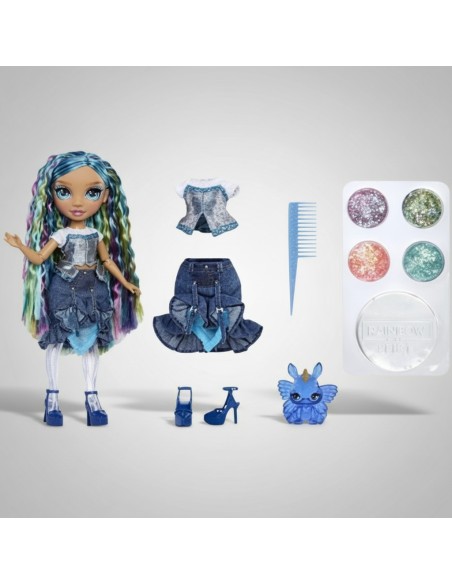 MGA 122418 - Rainbow High Rainbow Shimmers Skyler avec Slime | Basar Valira