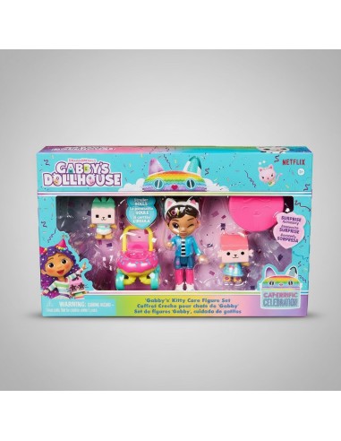 Spin Master 6069425 - Gabby's Dollhouse Set Figures Cura de Gatets | Basar Valira