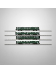 Trix 23221 - Set 4 coches viajeros M2 SNCB HO | Basar Valira Trens
