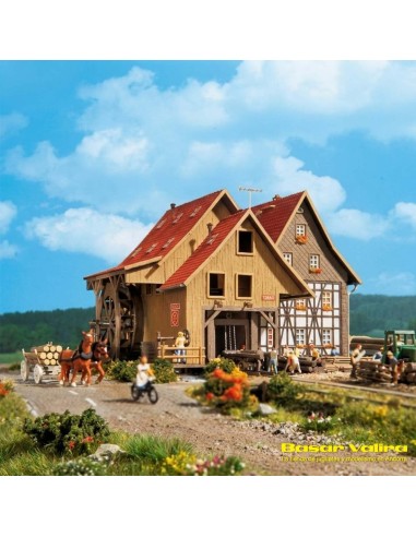 Buy Vollmer 47713 - Sawmill with Water Wheel - N Scale