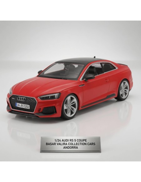 Audi RS 5 Coupé 2017 rojo 1/24 Bburago