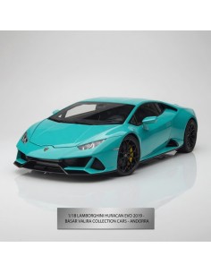 Lamborghini Huracán EVO azul claro 2019 1/18 AUTOart