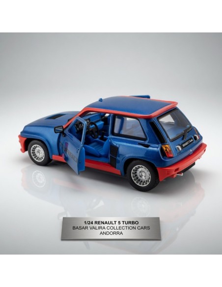 Renault 5 Turbo azul 1980 1/24 Bburago