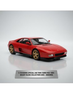 Ferrari 348 Koenig Specials Twin Turbo rouge 1994 1/18 GT Spirit