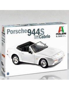 Porsche 944 S2 Cabrio blanco 1987 1/24 Italeri 2