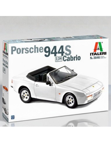 Porsche 944 S2 Cabrio blanco 1987 1/24 Italeri