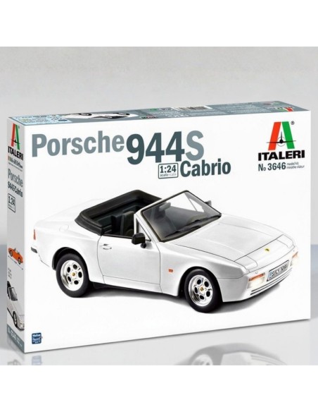 Porsche 944 S2 Cabrio blanco 1987 1/24 Italeri