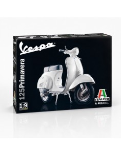 Vespa Primavera 125 blanca 1968 1/9 Italeri