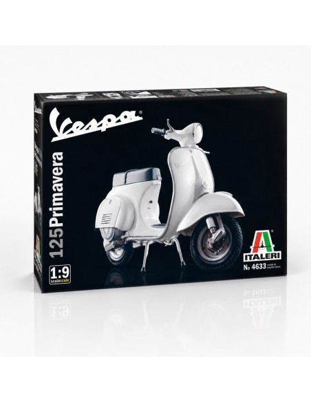 Vespa Primavera 125 blanca 1968 1/9 Italeri