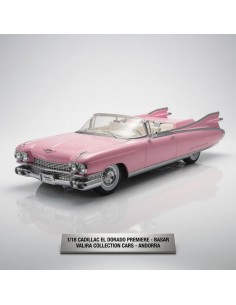 Cadillac Eldorado Biarritz rosa pastel 1959 1/18 Maisto