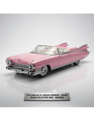 Cadillac Eldorado Biarritz rosa pastel 1959 1/18 Maisto