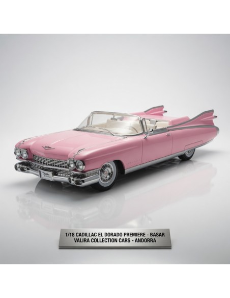 Cadillac Eldorado Biarritz rosa pastel 1959 1/18 Maisto
