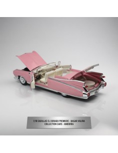 Cadillac Eldorado Biarritz rosa pastel 1959 1/18 Maisto 2