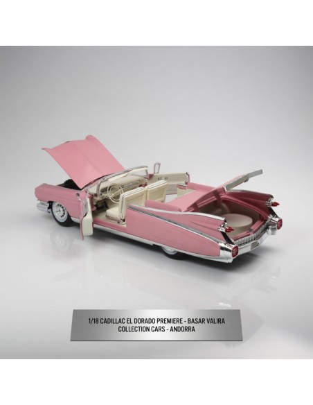 Cadillac Eldorado Biarritz rosa pastel 1959 1/18 Maisto