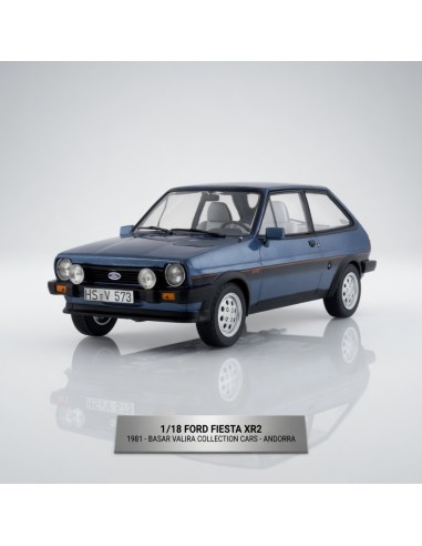 Ford Fiesta XR2 azul metalizado 1981 1/18 Norev