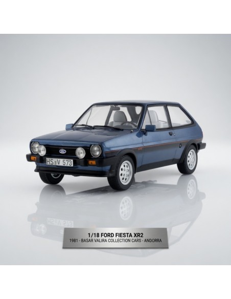 Ford Fiesta XR2 azul metalizado 1981 1/18 Norev