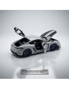 Porsche Cayman GT4 RS Weissach gris tiza 2023 1/18 Norev 2
