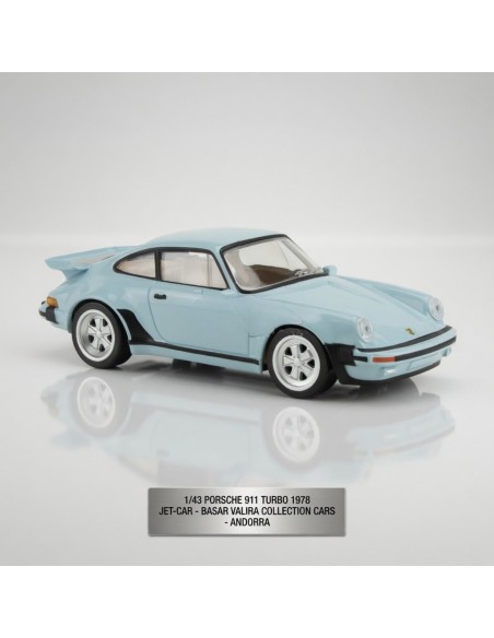 Porsche 911 Turbo 1978 azul cielo 1/43 Norev Jet Car