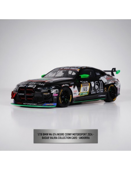 BMW M4 GT4 Cerny Motorsport negro 2024 1/18 OttOmobile