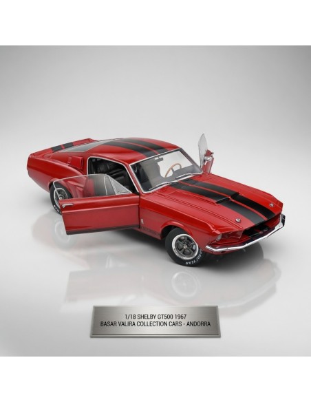 Shelby GT500 Burgundy Red 1967 1/18 Solido