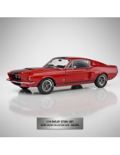 Shelby GT500 Burgundy Red 1967 1/18 Solido 2
