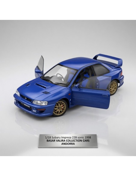 Subaru Impreza 22B STI Sonic Blue 1998 1/18 Solido