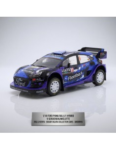 Ford Puma Rally1 Hybrid Safari Rally Kenya 2022 1/18 Solido