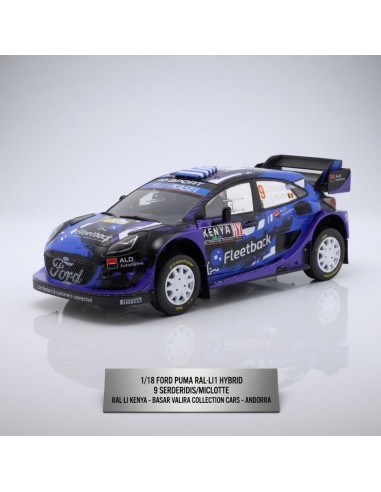 Ford Puma Rally1 Hybrid Safari Rally Kenya 2022 1/18 Solido