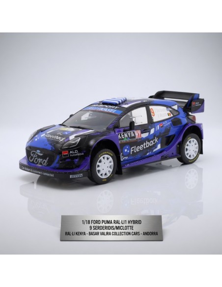 Ford Puma Rally1 Hybrid Safari Rally Kenya 2022 1/18 Solido