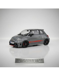 Fiat 695 Abarth XSR Edition Yamaha gris 1/18 Solido 2
