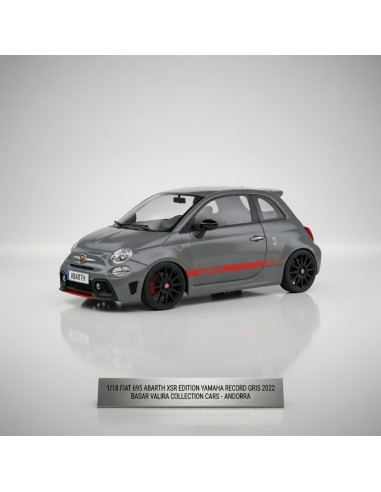 Fiat 695 Abarth XSR Edition Yamaha gris 1/18 Solido