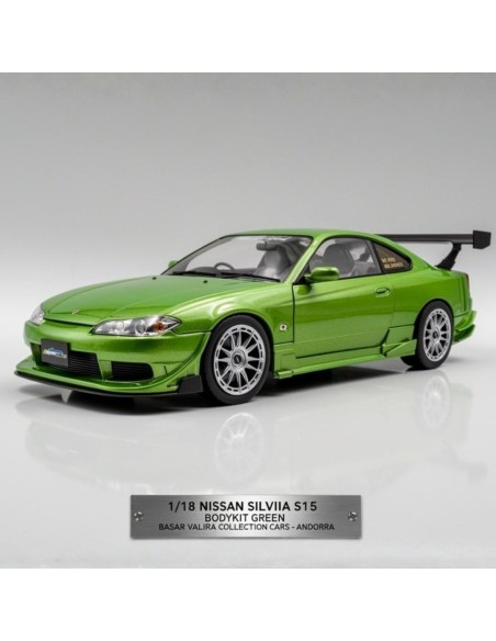 Nissan Silvia S15 Spec-R Aero verde 1999 1/18 Solido
