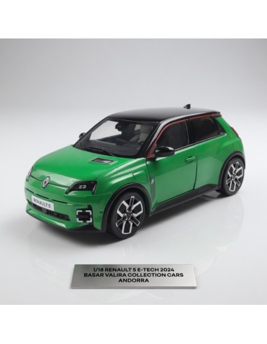 Renault 5 E-Tech verde pop 2024 1/18 Solido