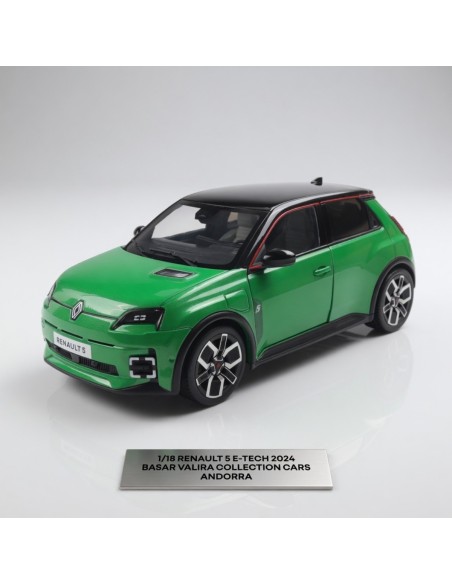Renault 5 E-Tech verde pop 2024 1/18 Solido