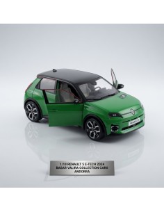 Renault 5 E-Tech verde pop 2024 1/18 Solido 2