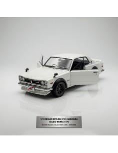 Nissan Skyline Hakosuka blanc 1970 1/18 Solido
