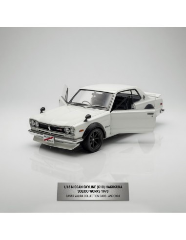 Nissan Skyline Hakosuka white 1970 1/18 Solido