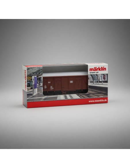 Märklin 4411 - Wagon couvert Gs-uv 213 DB avec lanterne HO | Basar Valira Trens