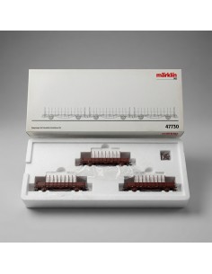 Märklin 47730 - Set 3 wagons plats Oms SJ Époque IV HO | Basar Valira Trens 2