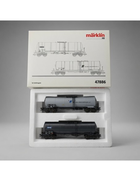 Märklin 47886 - Set of 2 NS HO Tank Wagons | Basar Valira Trens