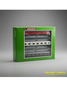 Arnold HN4345 - Set 3 cotxes viatgers RENFE T2 D8 escala N | Basar Valira Trens