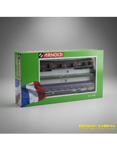 Arnold HNS4382 - Set wagon DEV66 SNCF y coche T2 SNCB Época IV - N | Basar Valira Trens