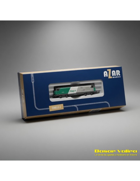 Azar Models AZAR-L01-FR2A - Locomotora dièsel BB67400 FRET SNCF Escala Z | Basar Valira Trens
