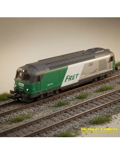 Azar Models AZAR-L01-FR2A - Locomotive diesel BB67400 FRET SNCF Échelle Z | Basar Valira Trens