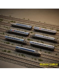 Azar Models T01-AB1A - TGV PSE SNCF Livrée Atlantique Analogique Échelle Z | Basar Valira Trens