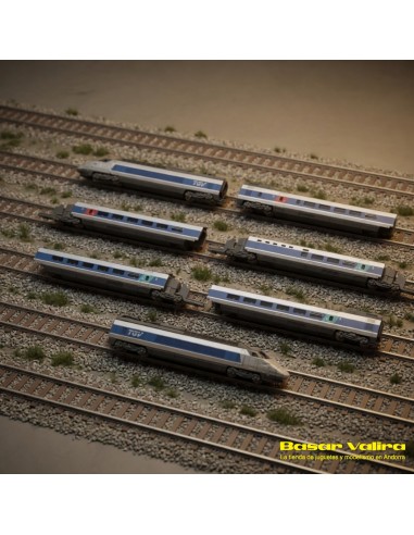 Azar Models T01-AB1A - TGV PSE SNCF Livrée Atlantique Analògic Escala Z | Basar Valira Trens