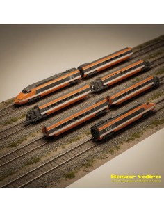 Azar Models AZAR-T01-OR1A - TGV Paris Sud-Est SNCF Analogue Set Z Scale | Basar Valira Trens